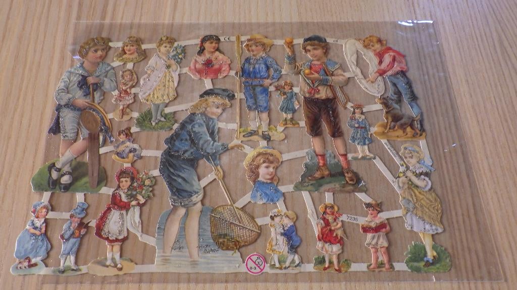 mooie oude poesieplaatjes, Ophalen of Verzenden