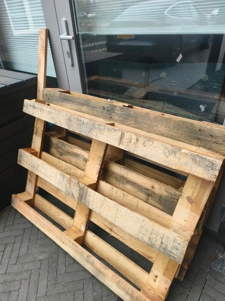 Pallets gratis af te halen, Ophalen, Overige houtsoorten, Minder dan 200 cm, Pallet