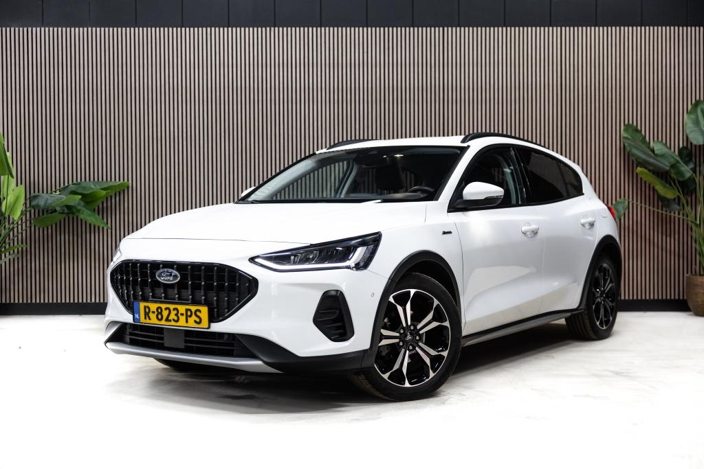 Ford Focus 1.0 EBH Active X | Comf stoelen | Park Sens V - A, Auto's, Stof, Gebruikt, Wit, Bedrijf