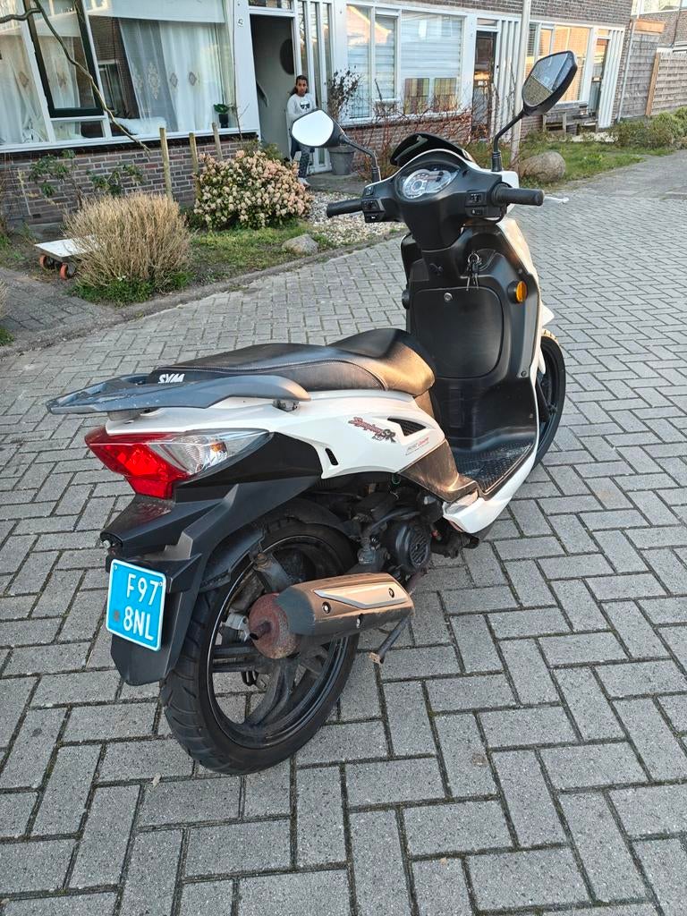 Witte Sym scooter, Ophalen of Verzenden, Gebruikt, Overige typen