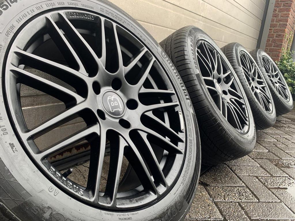 20 Mercedes G klasse G500 G63 Brabus W460 W463 zwarte velgen, Auto-onderdelen, Banden en Velgen, -, 285 mm, -, Banden en Velgen
