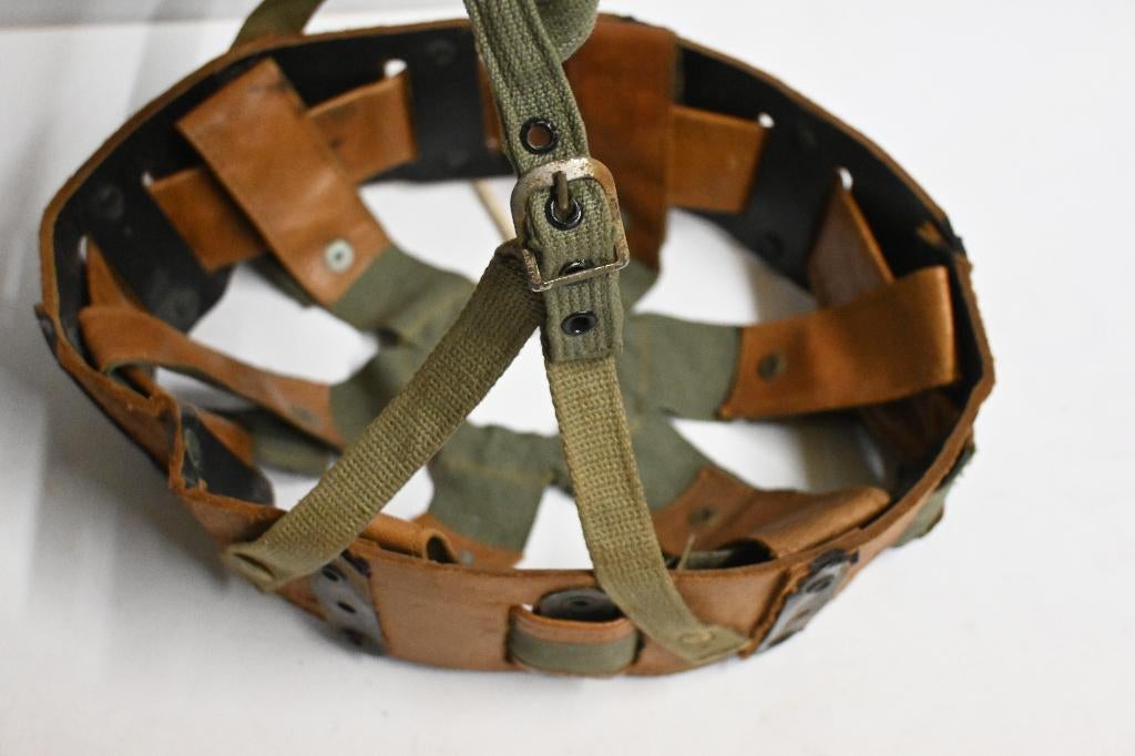 M42/79 model Z binnenwerk helm spanje spaanse helm liner, Ophalen of Verzenden, Landmacht, Nederland, Helm of Baret