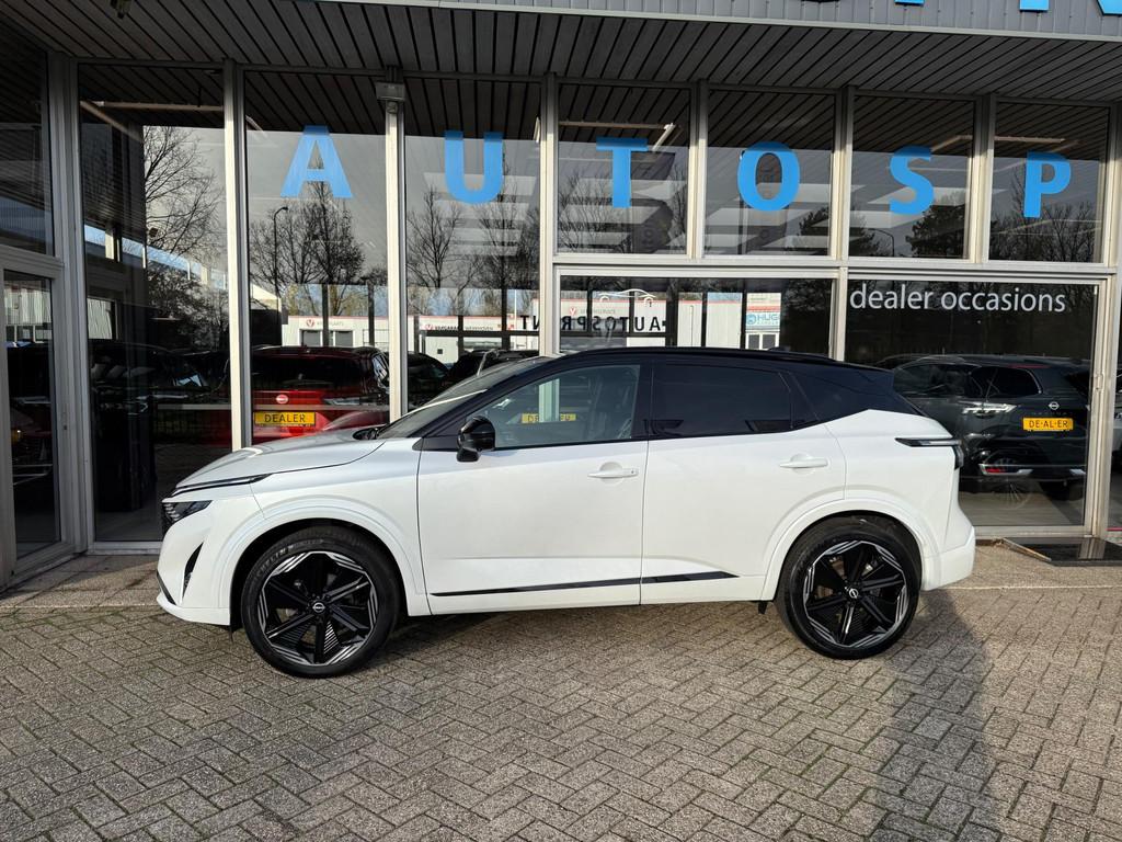 Nissan Qashqai 1.3 MHEV Xtronic N-Design Cold Pack 158PK / L, Gebruikt, Zwart, 4 cilinders, Wit