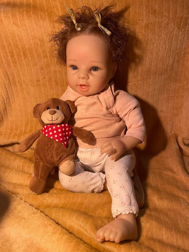 Reborn, Verzamelen, Poppen, Ophalen of Verzenden, Zo goed als nieuw, Pop