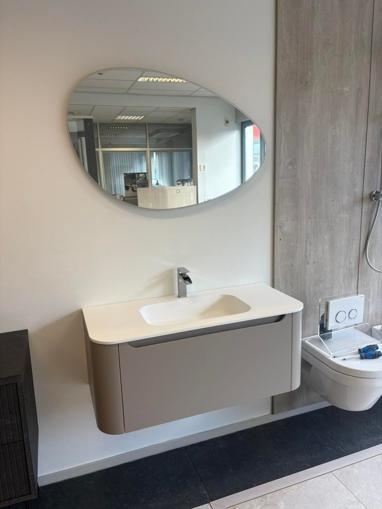 H&R Badmeubel 100cm Juice mat grijs, Huis en Inrichting, Badkamer | Badkamermeubels, H&r Badmeubelen, Wltradingnl@outlook.com