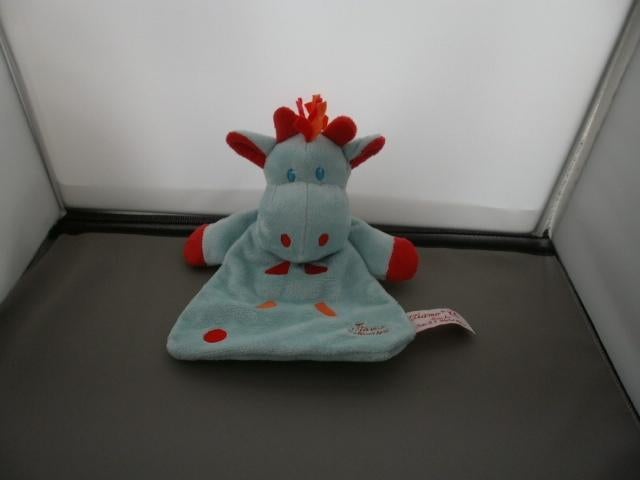 Tiamo Giraf/koe tut plat knisper blauw oranje/rood van, Ophalen of Verzenden, Zo goed als nieuw, Overige typen