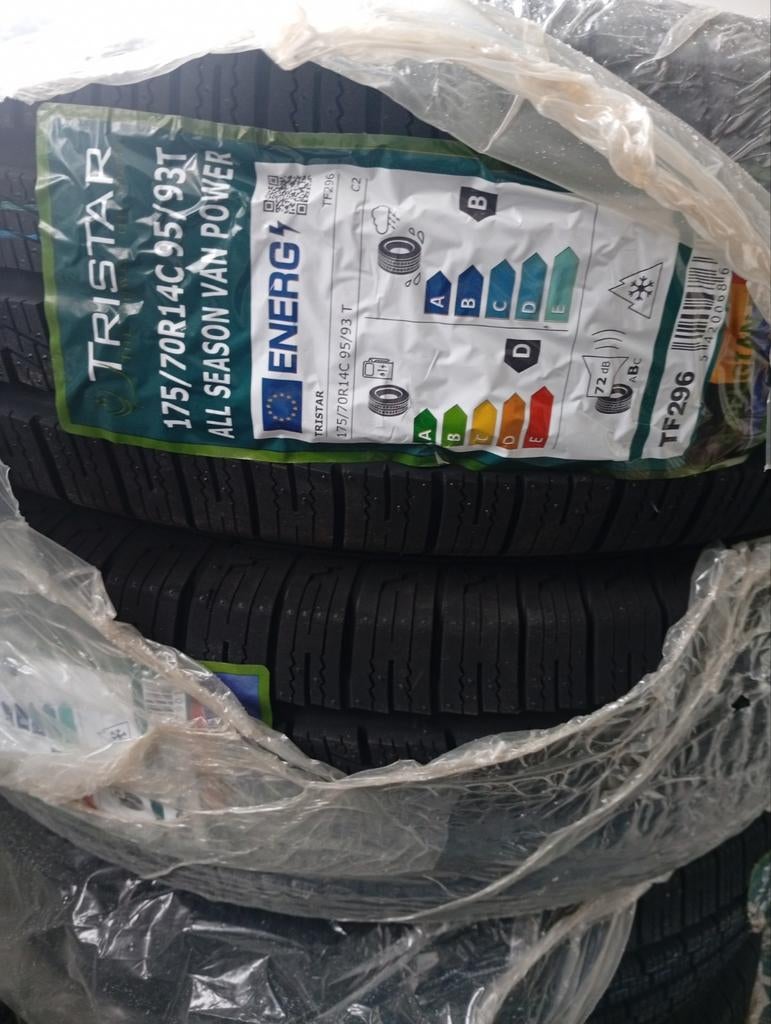 Tristar All Season Van Power banden 175/70R14C, 14 inch, 175 mm, Nieuw, Ophalen of Verzenden