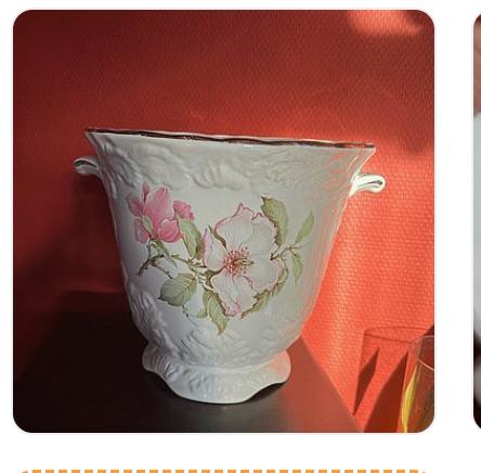 bloempot, Rond, Ophalen of Verzenden, Aardewerk, Minder dan 40 cm