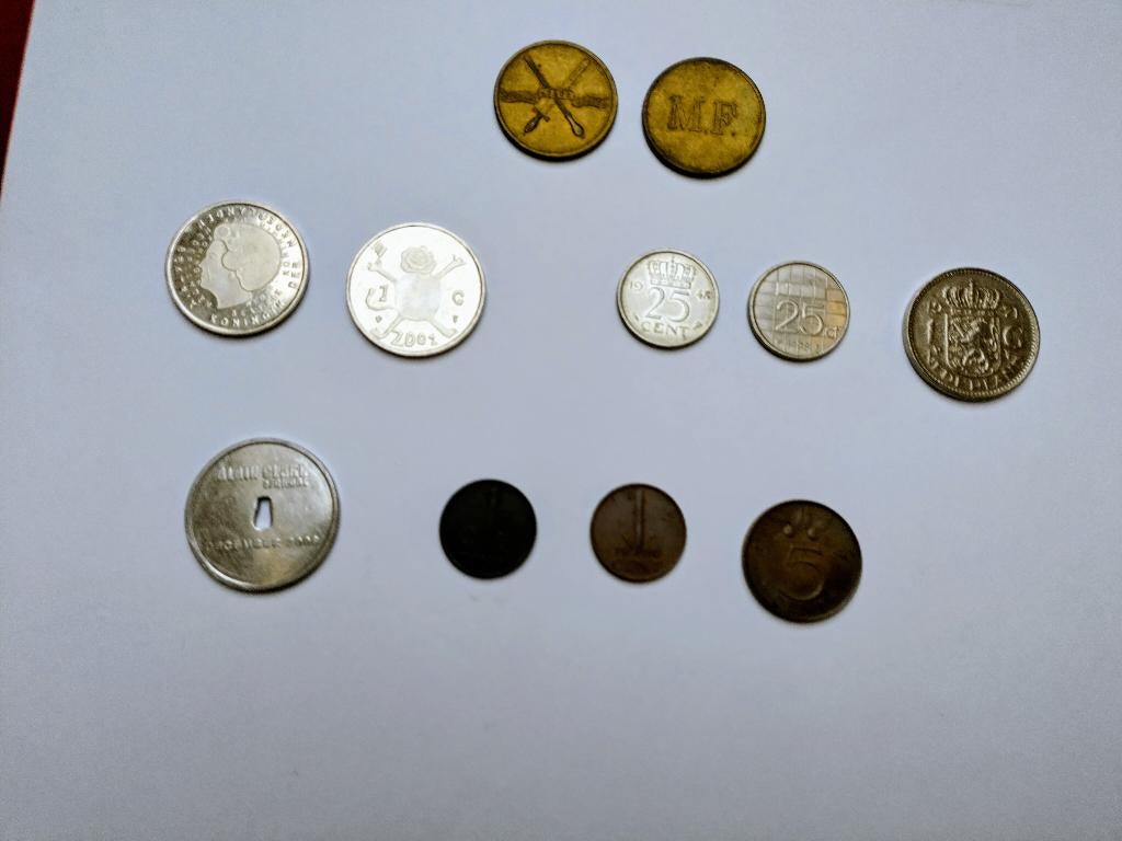 Setje munten, Nederlands geld en andere munten, Ophalen, Koningin Beatrix, Overige waardes, Setje