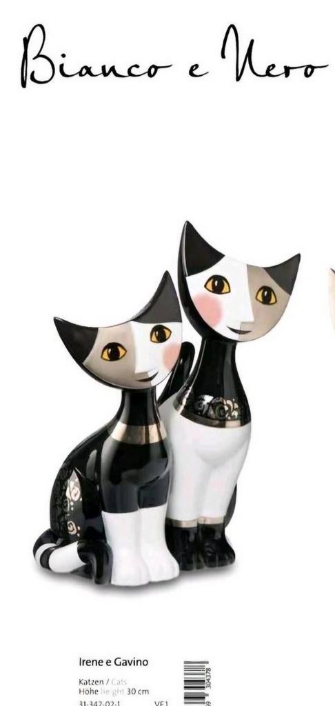 GEZOCHT: Rosina Wachtmeister Goebel katten Irene, Gavino, Va, Verzamelen, Beelden en Beeldjes, Ophalen of Verzenden, Zo goed als nieuw