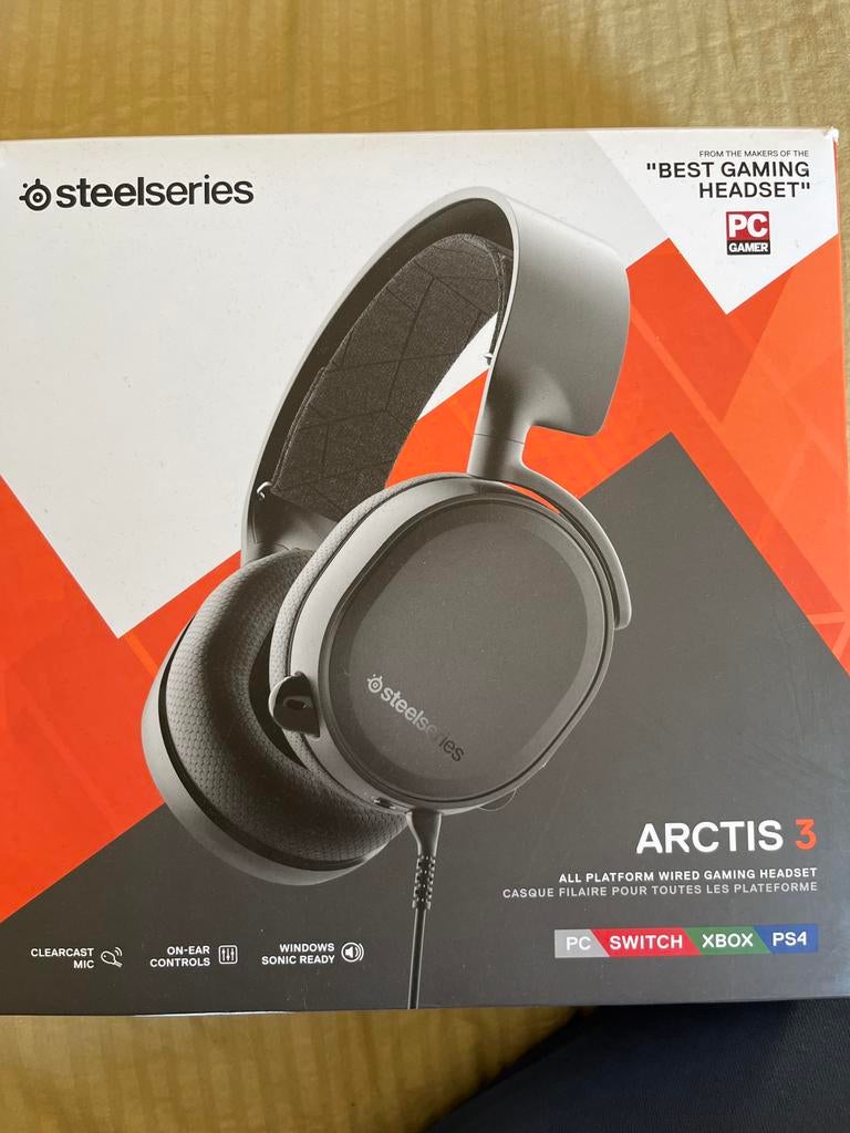 Steelseries Arctis 3 headset, Ophalen of Verzenden, Gebruikt, VR-bril, Pc
