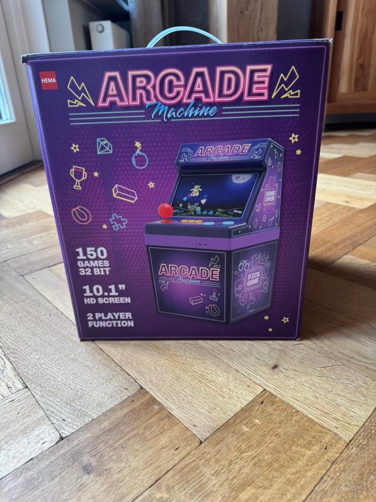Hema arcade machine, Ophalen, Zo goed als nieuw, Complete set