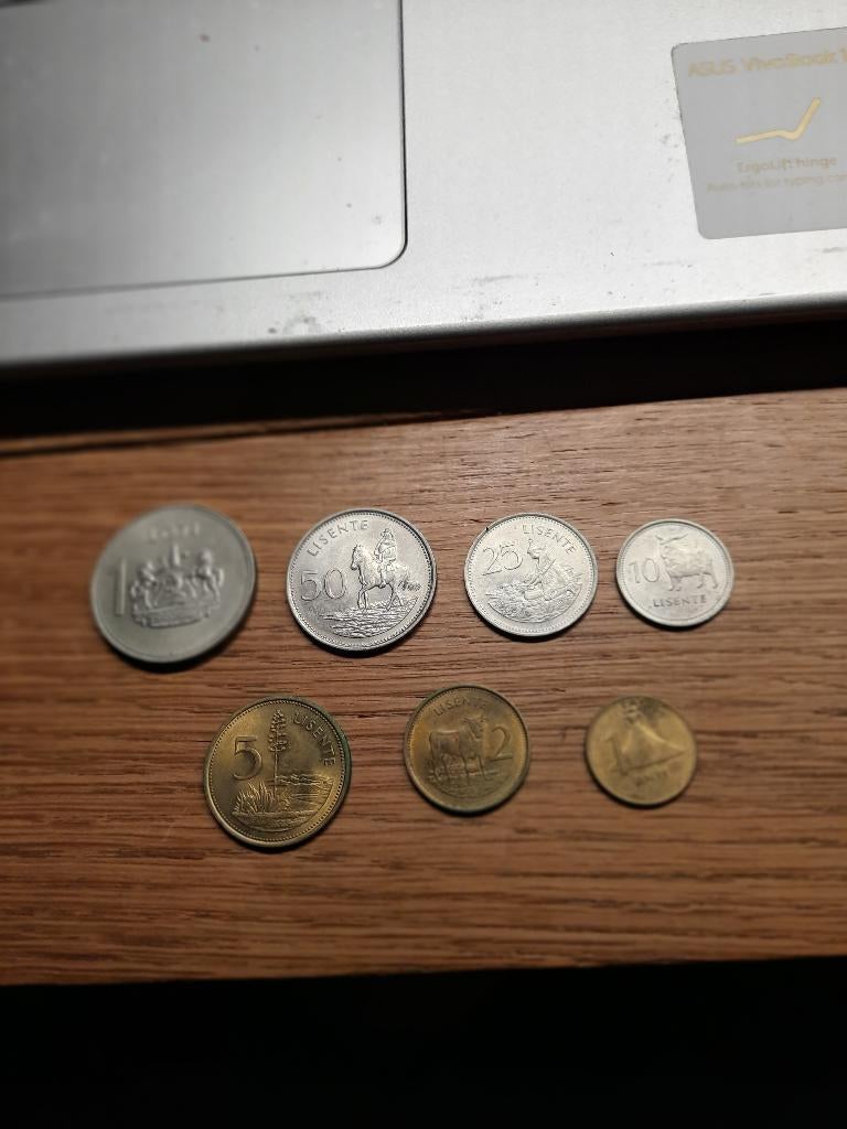 Lesotho  7 munten 1979, Ophalen of Verzenden, Overige landen