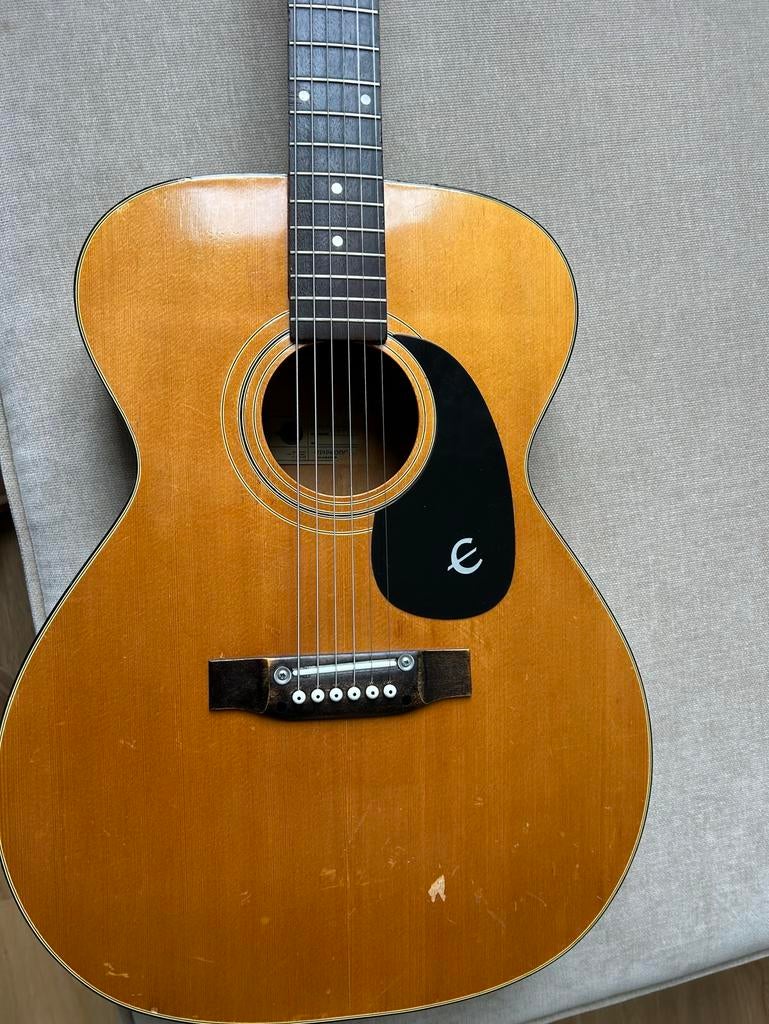 Epiphone FT-120 Natural Vintage Gitaar uit Japan, Ophalen of Verzenden, Gebruikt, Western- of Steelstringgitaar