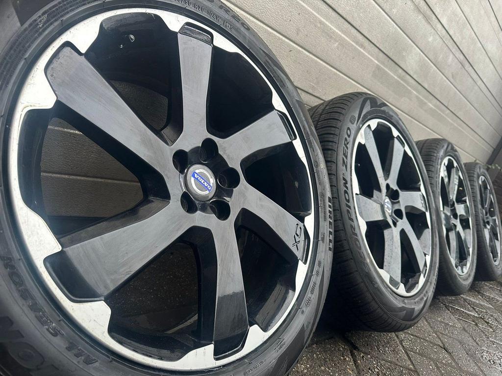 originele 20 inch Volvo XC90 XC60 XC40 R-line velgen banden, Gebruikt, -, -, Banden en Velgen