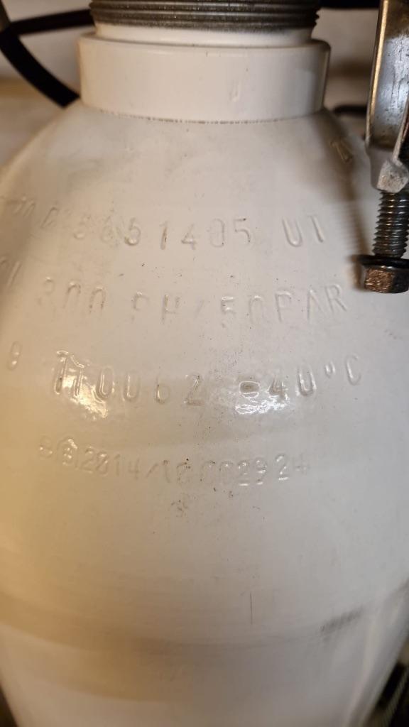 Buffer cilinder 80L 300bar perslucht., Watersport en Boten, Duiken, Ophalen, Zo goed als nieuw, Duikfles