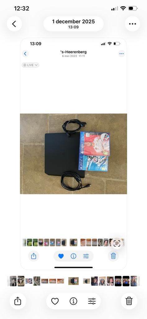 PlayStation 4 Slim 500 GB met games, Ophalen of Verzenden, Zo goed als nieuw, Zonder controller, Slim