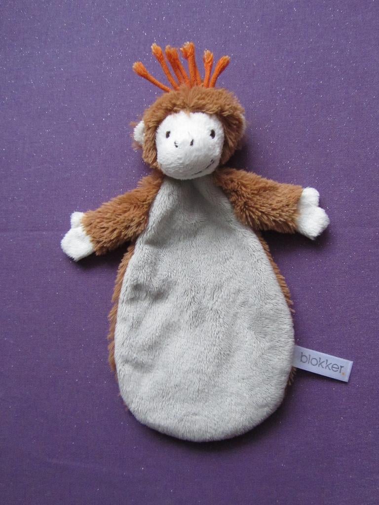 BLOKKER Knuffeldoekje AAP SUNNY. 25 CM **Nieuw**, Kinderen en Baby's, Speelgoed | Knuffels en Pluche, Ophalen of Verzenden, Nieuw