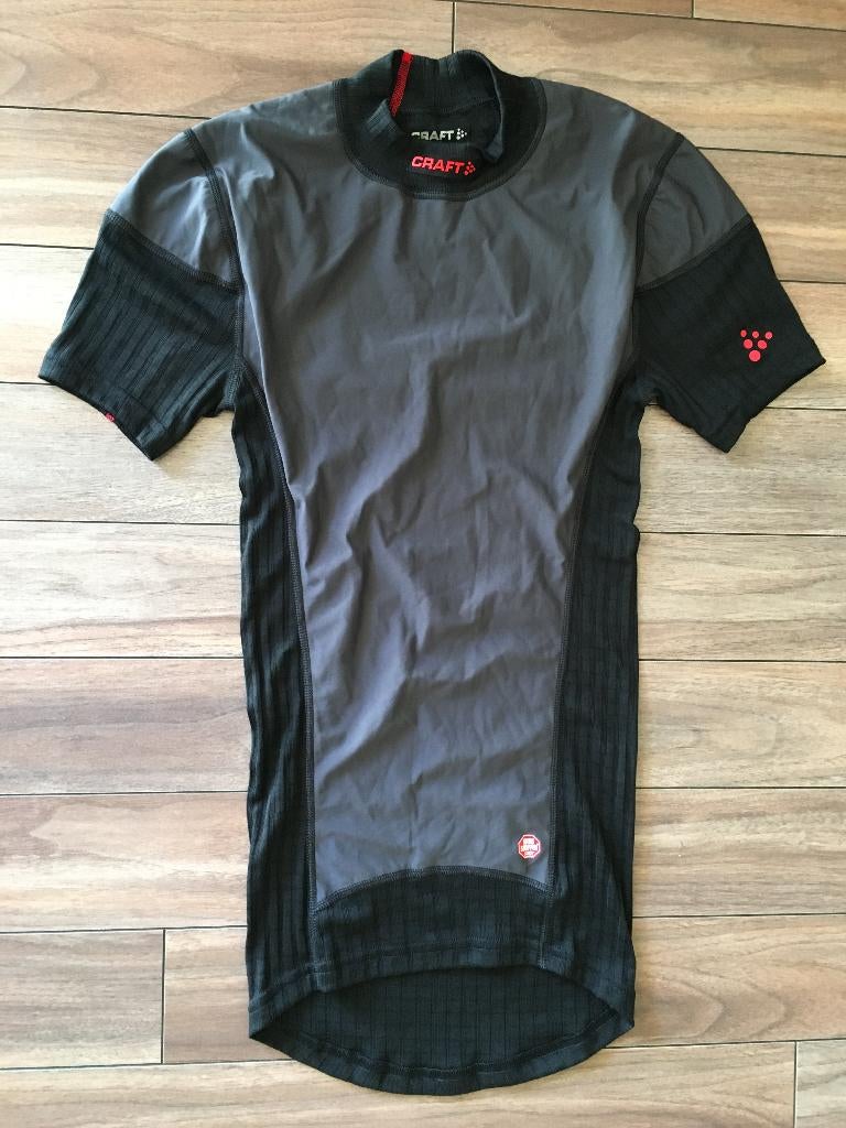 Craft Active Extreme Windstopper t-shirt Zwart/Lava Heren, Ophalen of Verzenden, Nieuw, Kleding