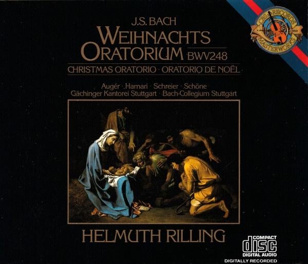 Bach, Rilling Weihnachts Oratorium BWV248 3 CD's, Ophalen of Verzenden, Barok, Gebruikt, Overige typen