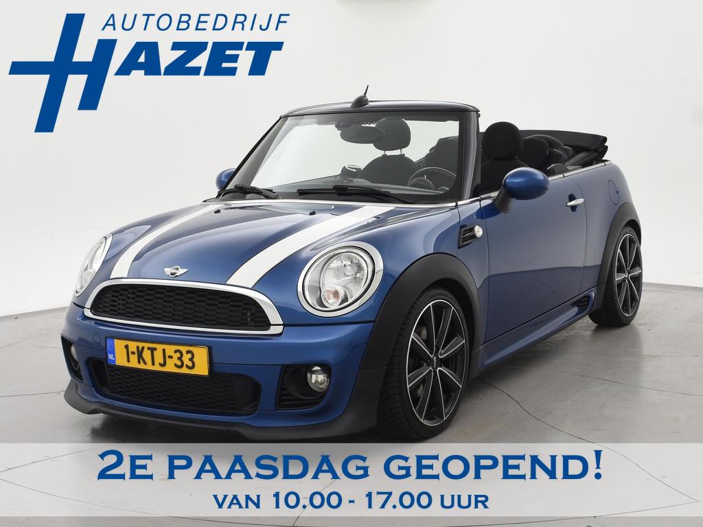 Mini Mini Cabrio 1.6 COOPER 122 PK 6-BAK JOHN COOPER WORKS P, Auto's, Euro 5, Gebruikt, Zwart, 4 cilinders