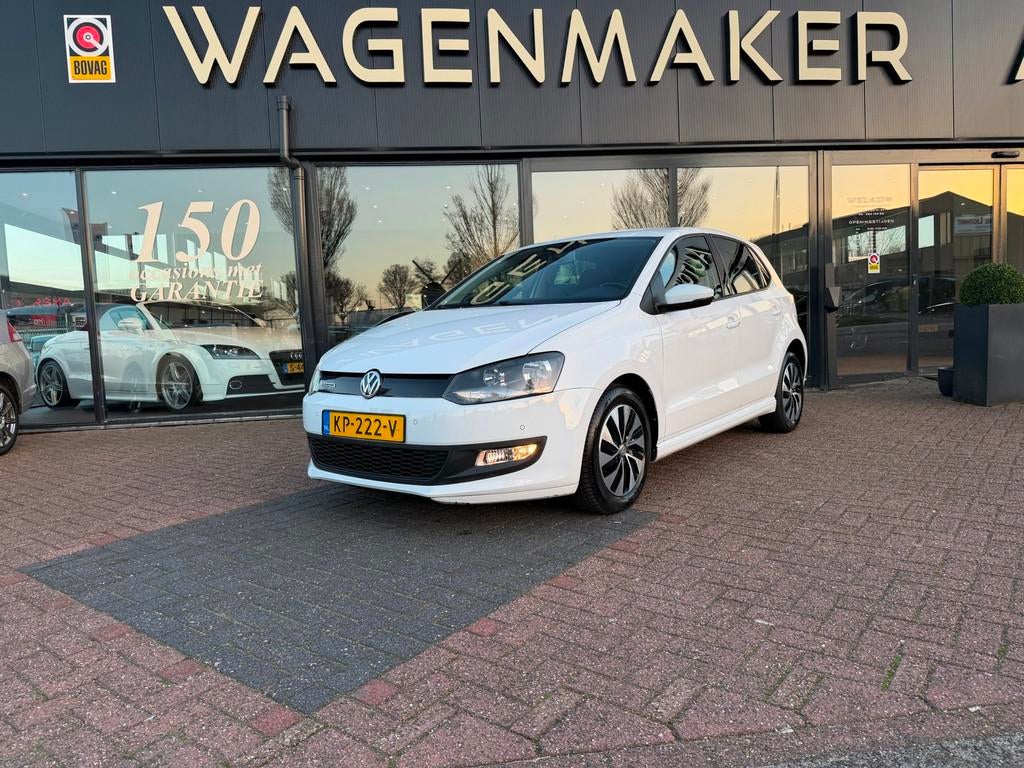 Volkswagen Polo 1.0 BlueMotion Airco|Cruise|NAV|Carplay|NAP, Voorwielaandrijving, 12 maanden, 95 pk, Wit