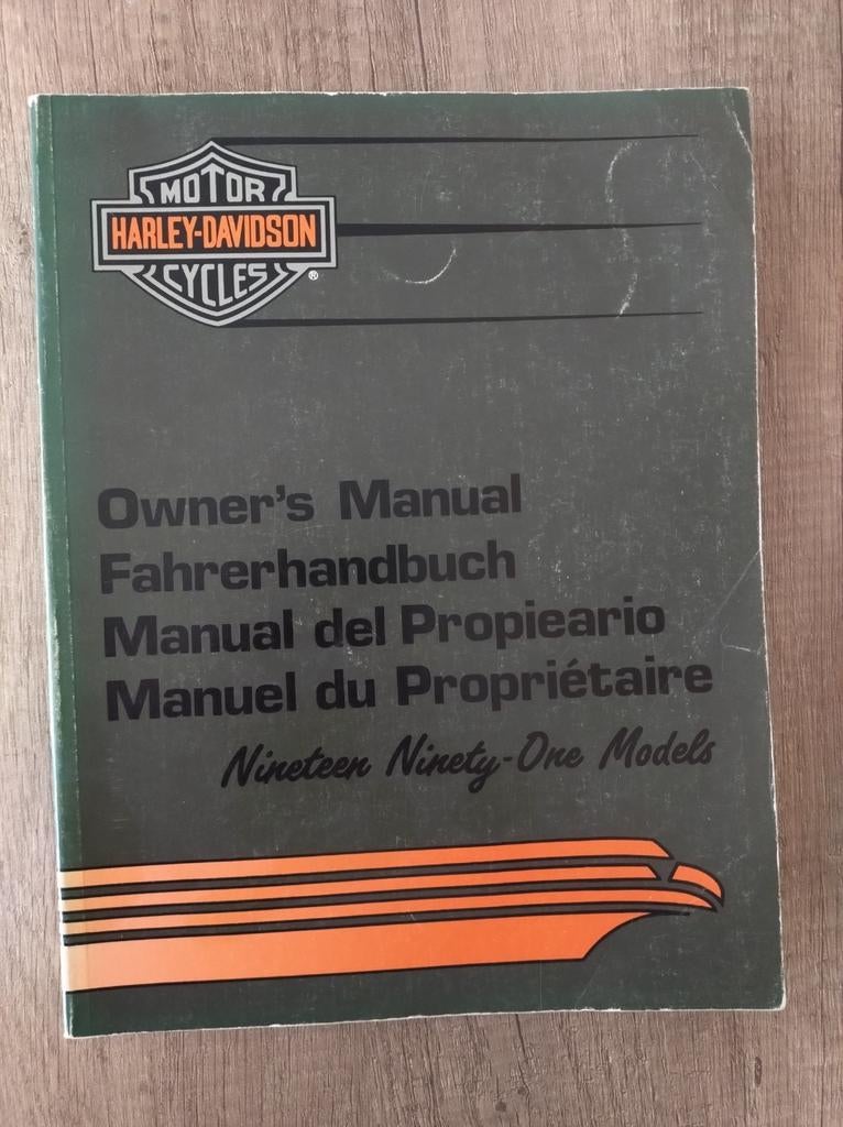 Harley-Davidson Owners Manual 1991, Motoren, Handleidingen en Instructieboekjes, Ophalen of Verzenden, Harley-Davidson of Buell