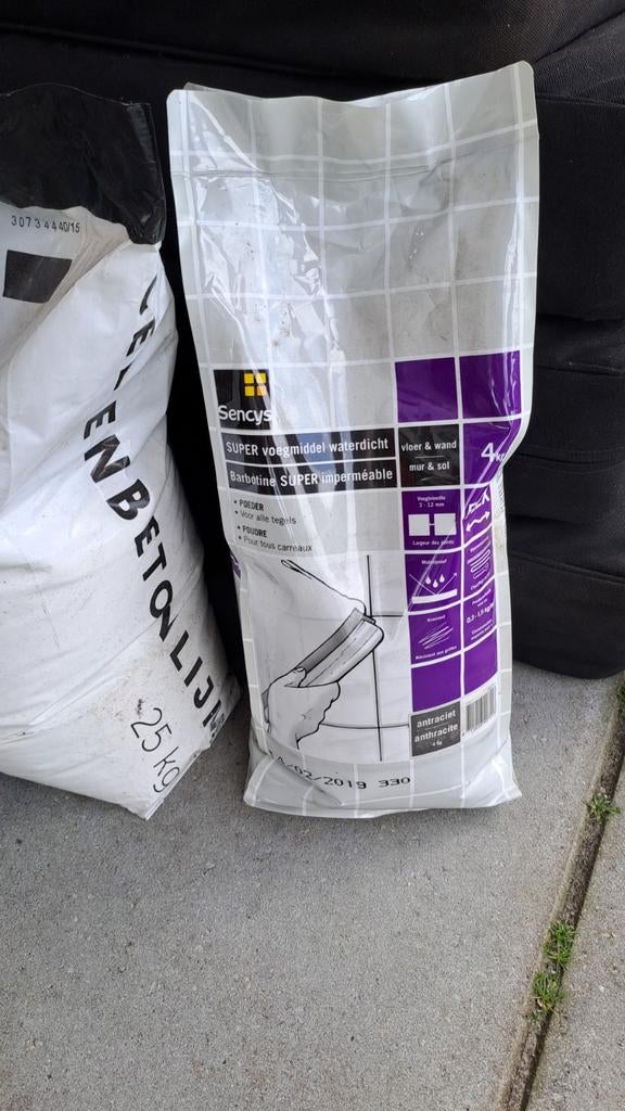 Voegmortel (antraciet), Ophalen, Nieuw, Overige typen