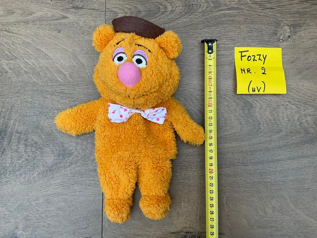Nieuwe zgan The Muppets Fozzy Bear pluche handpop, Ophalen, Overige figuren, Nieuw, Beeldje of Figuurtje