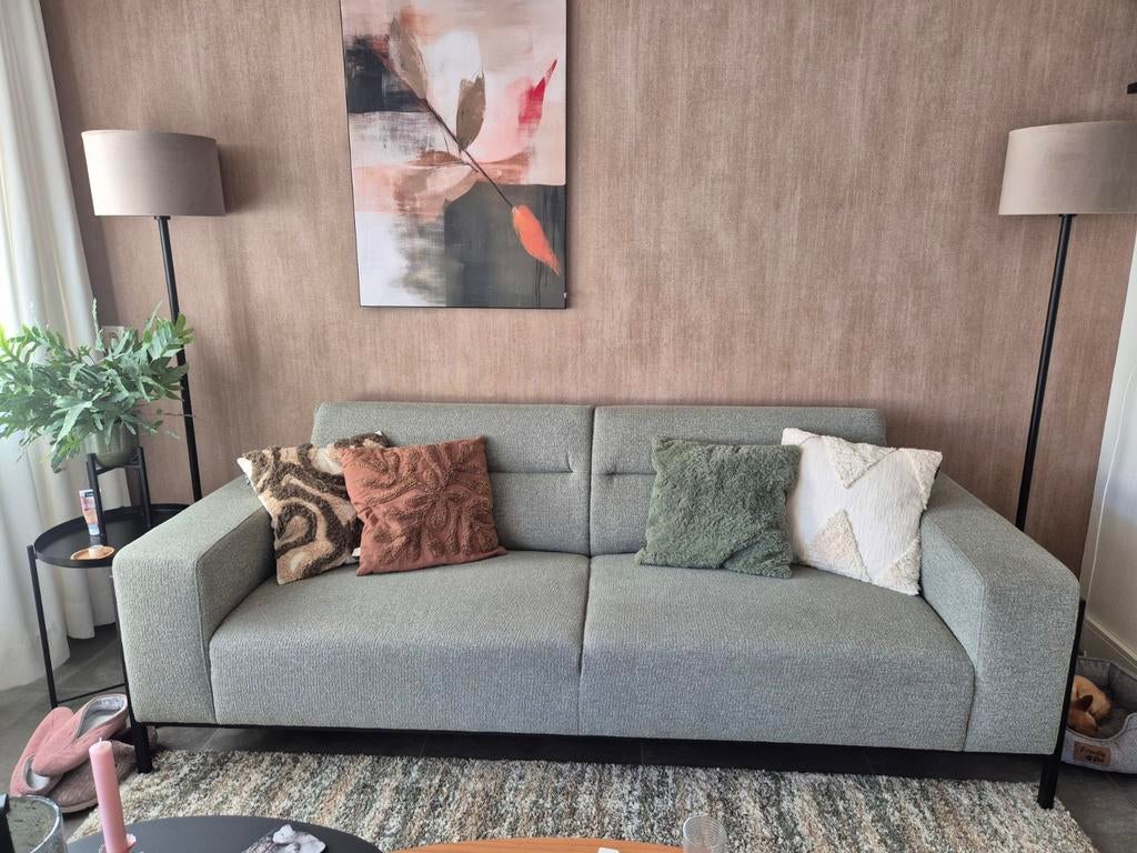 3zits bank van Montel 4 maanden oud, Huis en Inrichting, Banken | Bankstellen, Driepersoons, Ophalen of Verzenden, Zo goed als nieuw