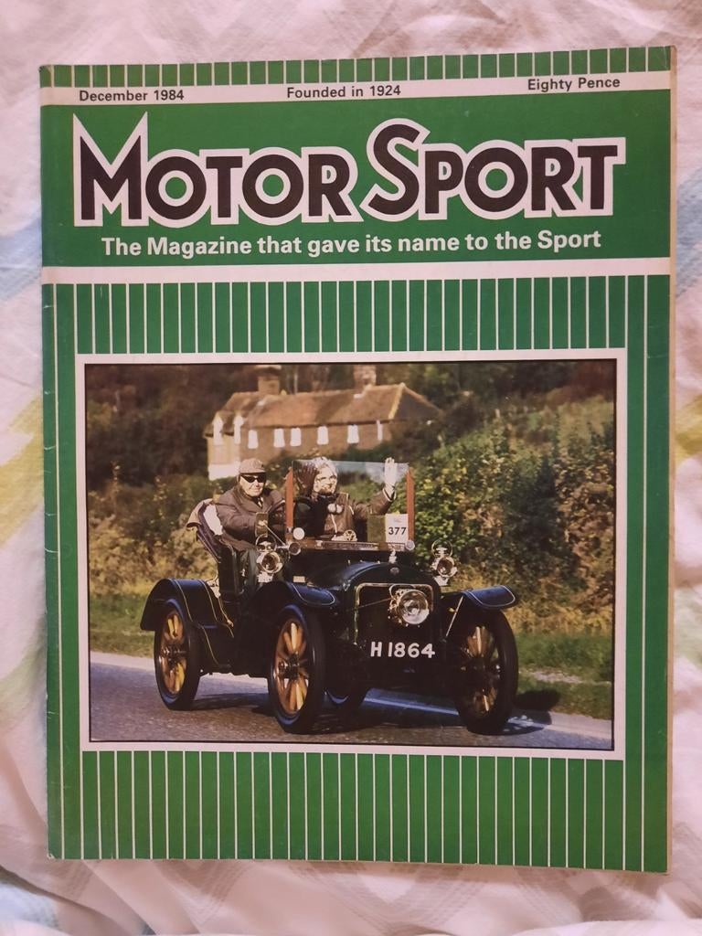 Motor Sport tijdschrift december 1984, Ophalen of Verzenden