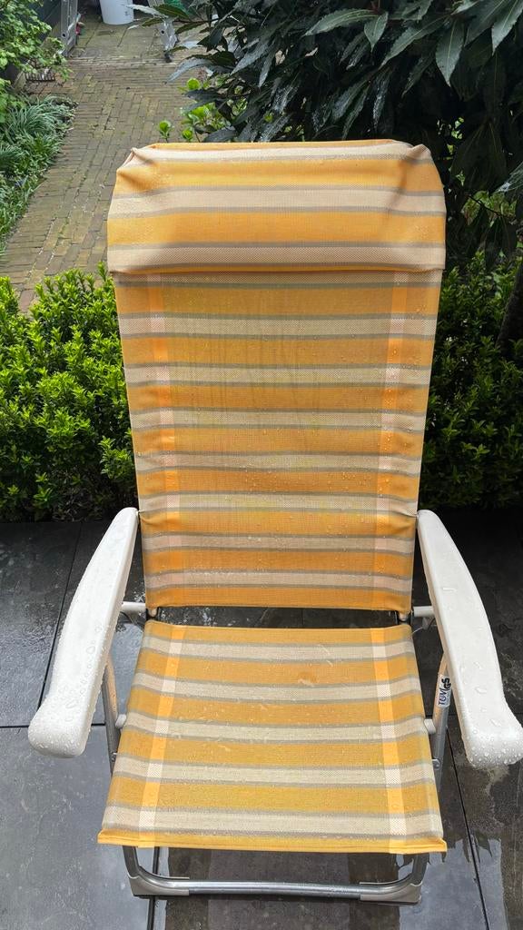 4x stoel camping tuin, Tuin en Terras, Tuinstoelen, Ophalen, Gebruikt, Kunststof