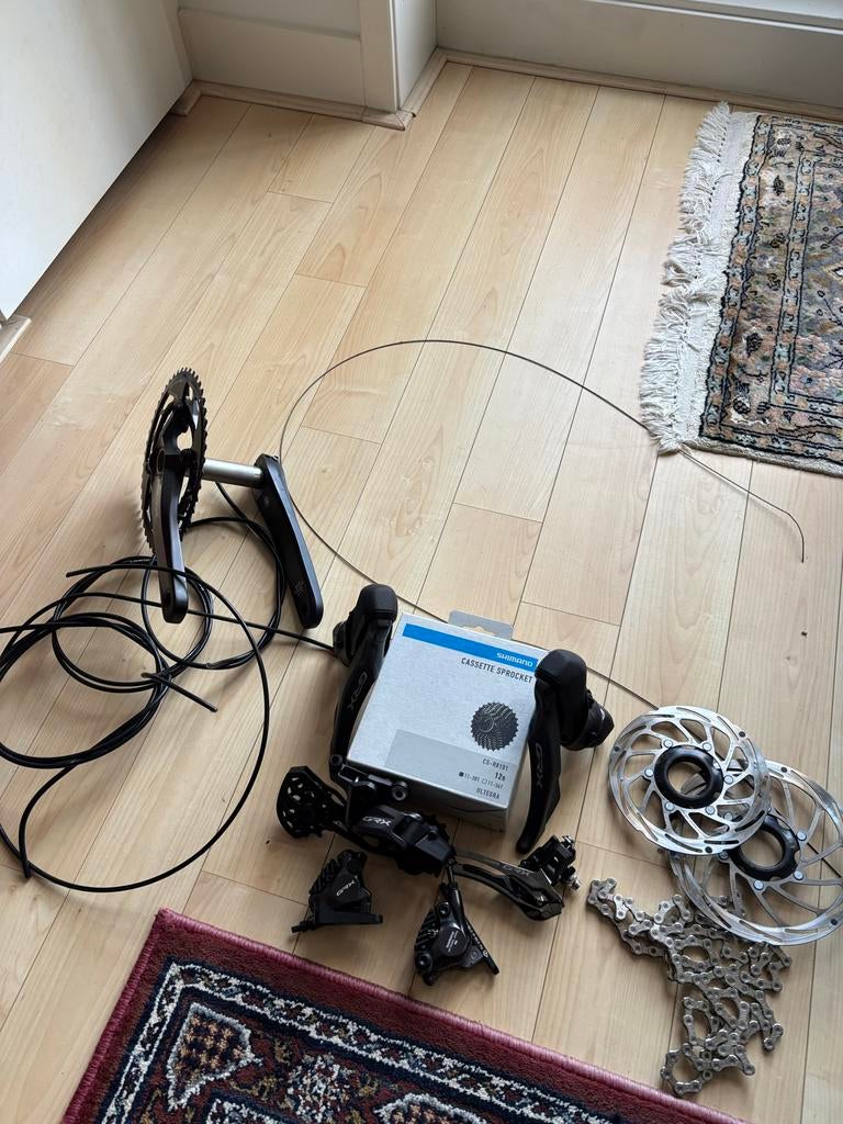 Shimano GRX RX820 2x12 Groepset NIEUW, Nieuw, Ophalen of Verzenden, Gravelbike, Derailleur of Ketting