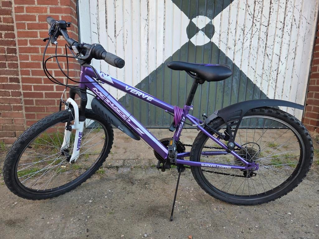 Mooie paarse mountainbike 24 inch, Fietsen en Brommers, Fietsen | Mountainbikes en ATB, Zo goed als nieuw, Dames, Ophalen, Overige merken