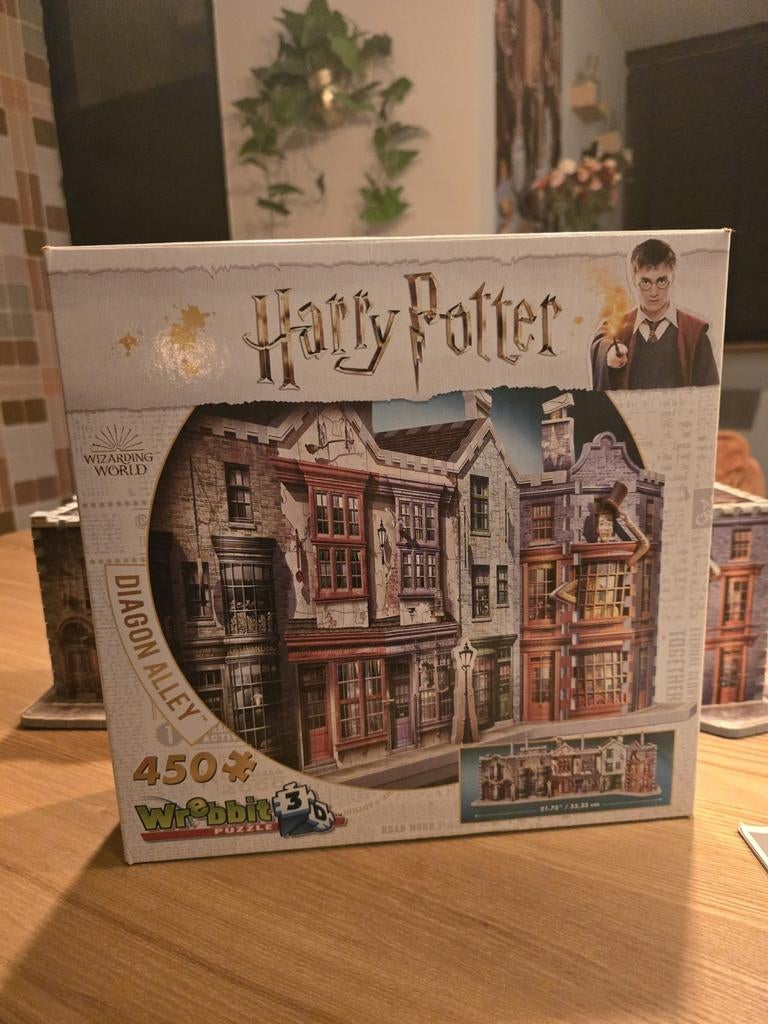 Harry Potter WegisWeg 3D Puzzel 450 stukjes, Ophalen of Verzenden, Minder dan 500 stukjes, Zo goed als nieuw, Rubik's of 3D-puzzel