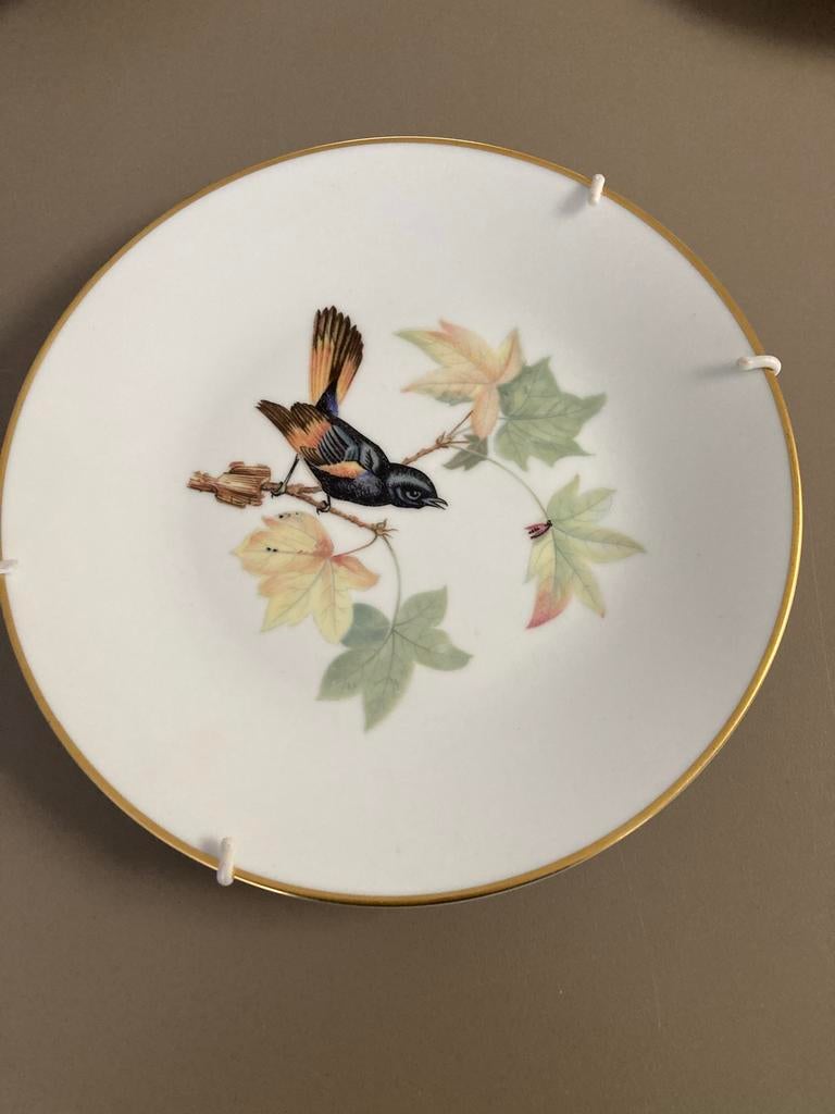 Vintage Lorenz Hutschenreuther wandbord met vogel, Antiek en Kunst, Ophalen of Verzenden