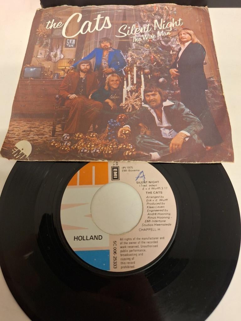 The Cats - Silent Night, 1975., Verzenden, 7 inch, Overige genres, Single