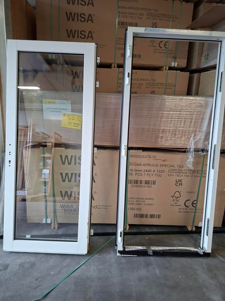 Voordeurkozijn deur pui binnendraaiend, Ophalen, Hout, 75 tot 150 cm, Raamkozijn