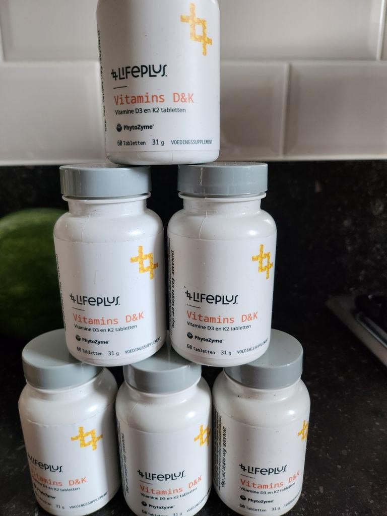Lifeplus Vitamine D&K Voedingssupplementen (6 potjes), Ophalen of Verzenden, Nieuw, Overige typen