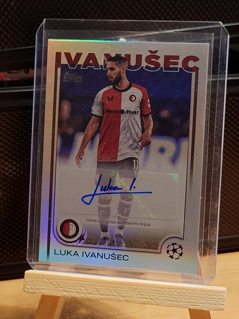 Topps Luka Ivanusec Feyenoord Auto, Verzenden, Nieuw