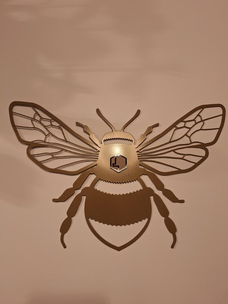 Bijenkorf bij. Metaal ca 30cm, Ophalen of Verzenden, Nieuw, Metaal