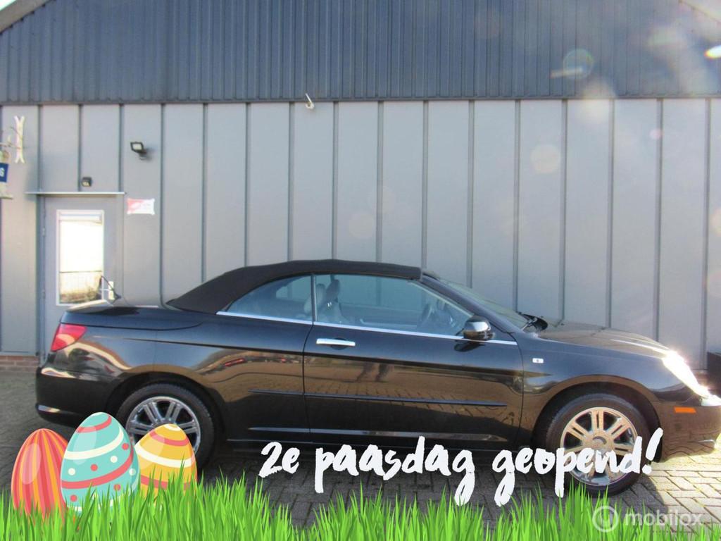 Chrysler Sebring Cabrio 2.0 CRD Limited //APK//Airco//Cruise, Voorwielaandrijving, Cabriolet, Zwart, Leder
