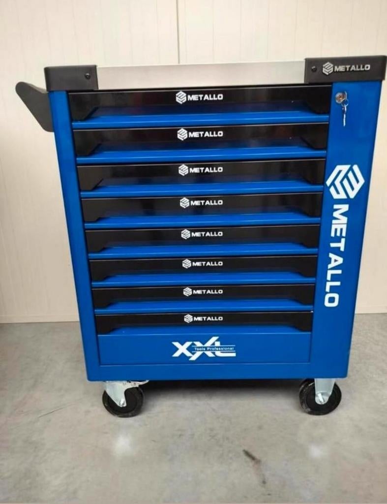 Metallo gereedschapswagen 8 lades gevuld. Nieuw in doos, Ophalen, Nieuw