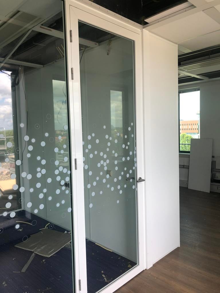 Glaswand/systeemwand/kantoorwand, Ophalen of Verzenden, Zo goed als nieuw, 160 cm of meer