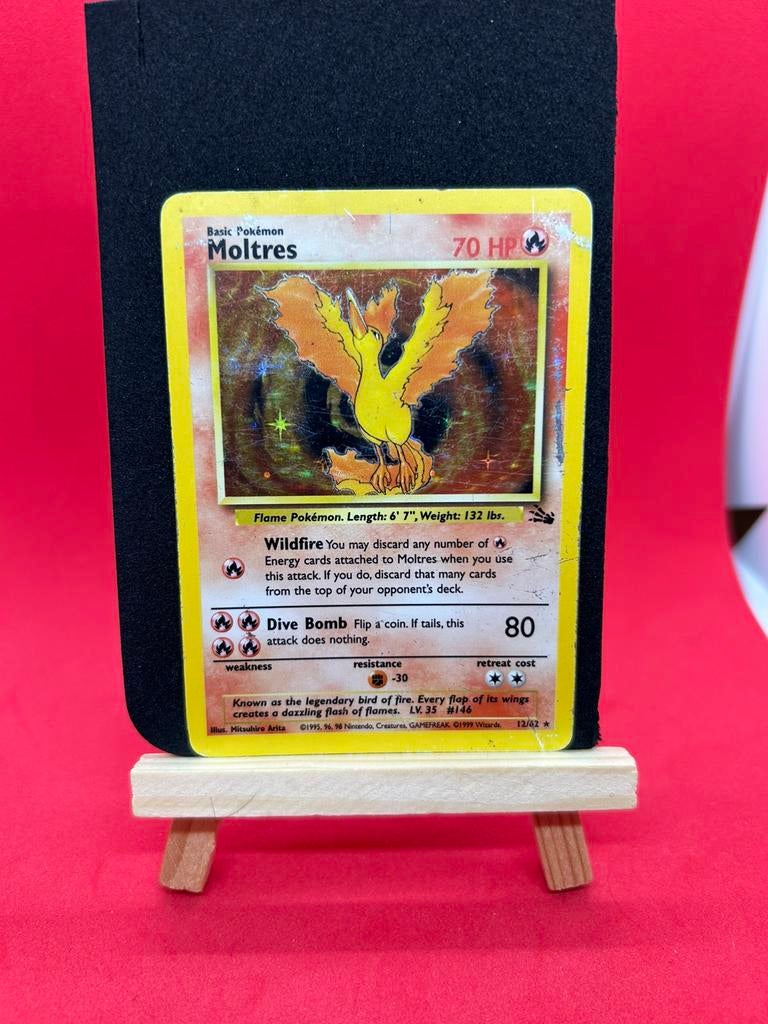 Pokémon Moltres Holo 12/62 – Fossil, Hobby en Vrije tijd, Verzamelkaartspellen | Pokémon, Ophalen of Verzenden, Zo goed als nieuw