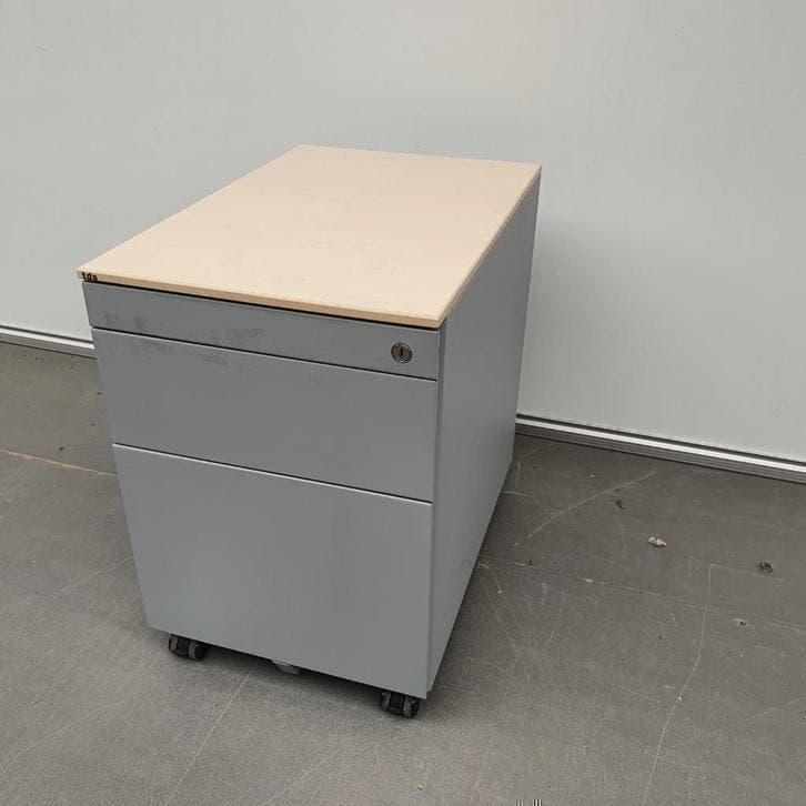 TDS ladekast met 3 laden verrijdbaar - 59x40x60 cm, Huis en Inrichting, Ophalen, Minder dan 50 cm, Gebruikt, 3 of 4 laden