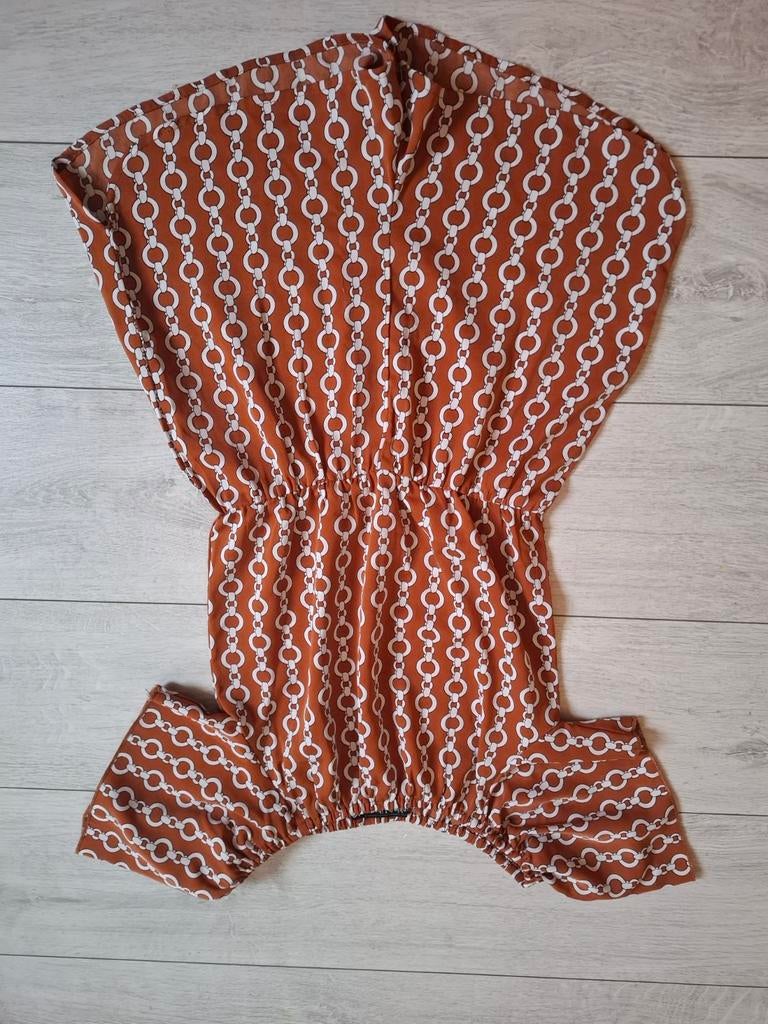 Frankie & Liberty Playsuit Maat 12 met kettingprint, Broek, Gebruikt, Frankie & Liberty, Meisje