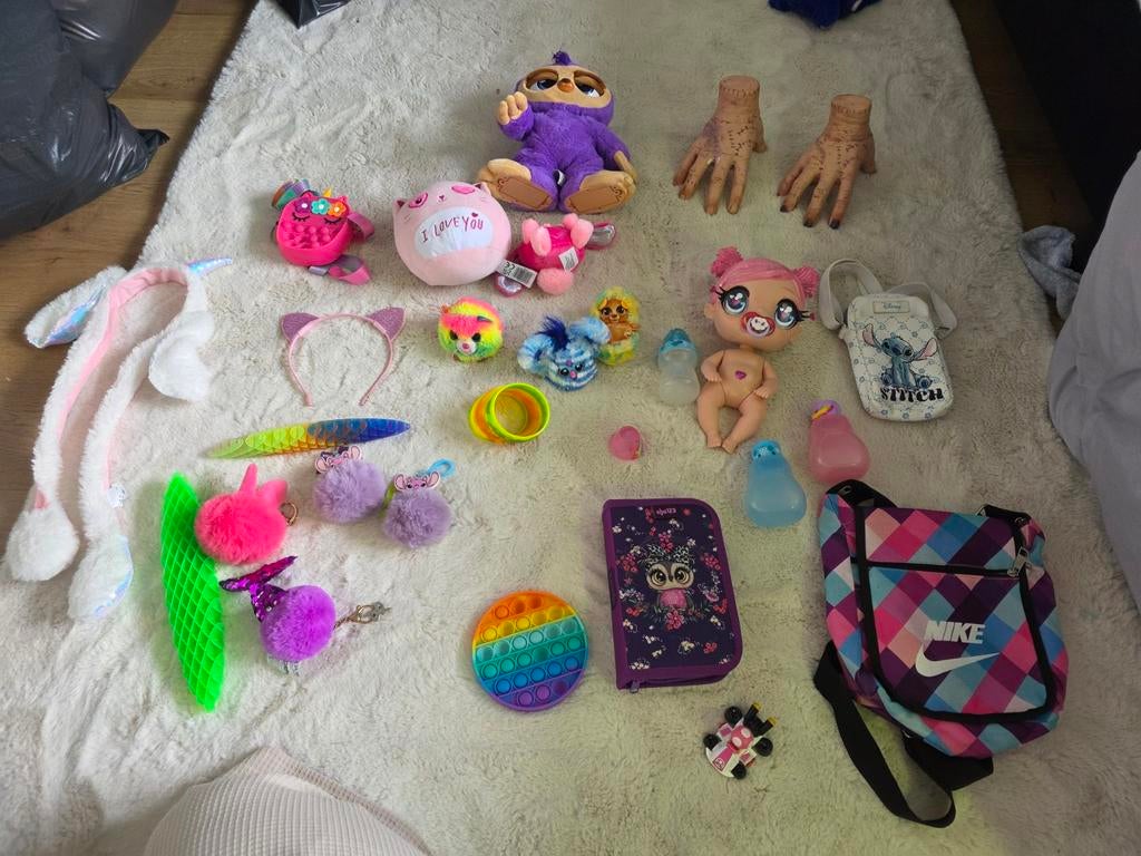 Speelgoedpakket met knuffels en accessoires, Ophalen of Verzenden