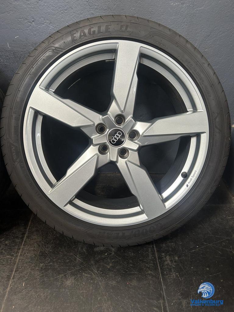 6-7mm! Originele Audi Q5 SQ5 80A Polygon 21 inch velgen 5x11, Gebruikt, 255 mm, -, -