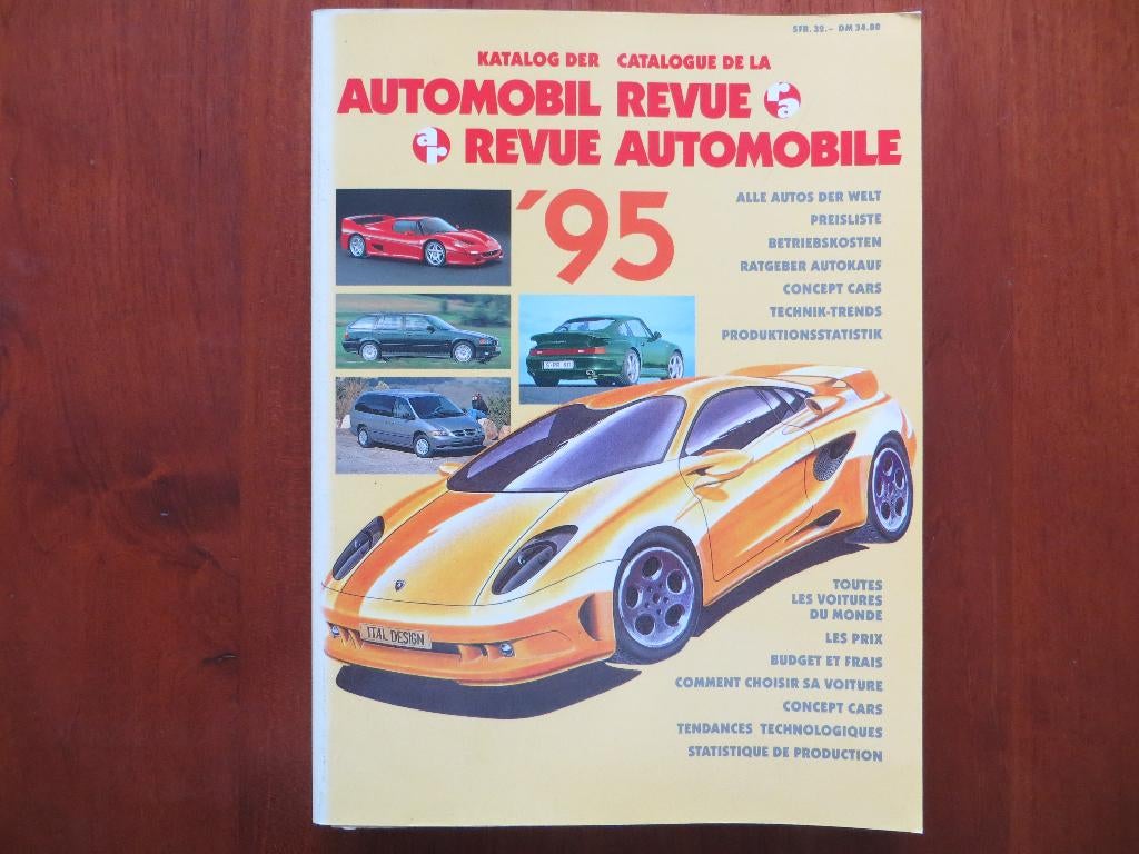 Revue Automobile / Automobil Revue 1995, Ophalen of Verzenden, Nieuw, Algemeen